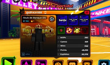 VOLLEYBALL LEGENDS LVL 144 | TS HINATA + TS KAGEYAMA + GÊMEOS + SANJU + KUMO