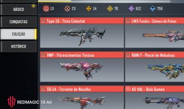 23 míticas + itens raros conta cod mobile