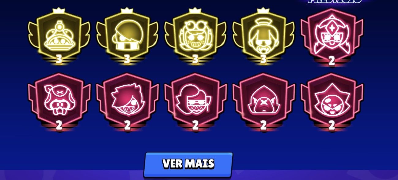 RUSH ELOJOB BRAWL STARS - RANKED, TROFÉUS E BRAWLERS 3K