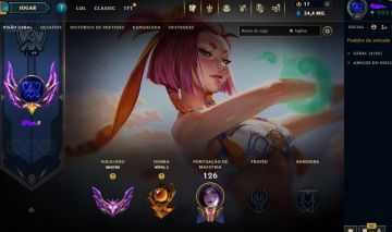 Conta mestre mmr bom / 75 skins selecionadas / essencias miticas /FA