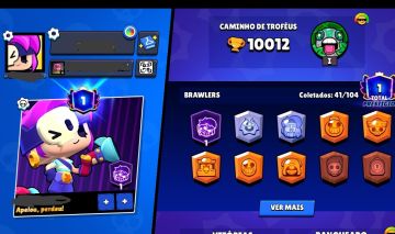 CONTA BRAWL STARS COM 10K DE TROFÉUS E COM LEON ( SUPERCELL ID )