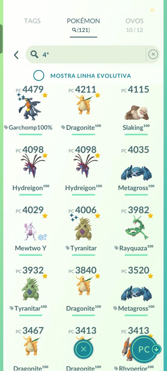 CONTA POKEGO - LVL 72 - ANO 2020 - 638 BRILHANTES - 100 MEGA EVOLUÇÕES