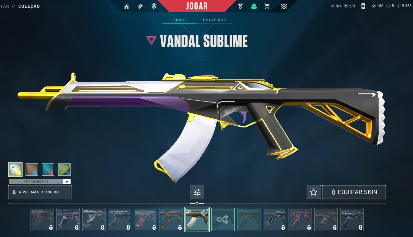 CONTAS VALORANT COM SKIN