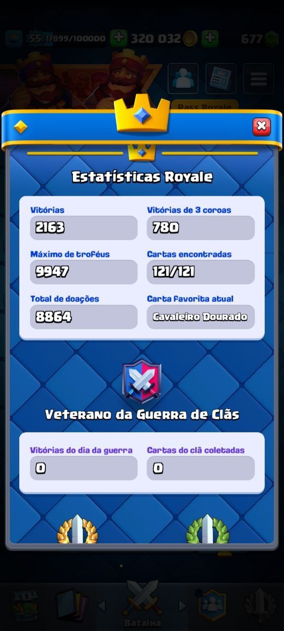 PROMOÇÃO - CONTA DE CLASH ROYALE (8 evoluções e 3 heróis) + 9800 TROFÉUS