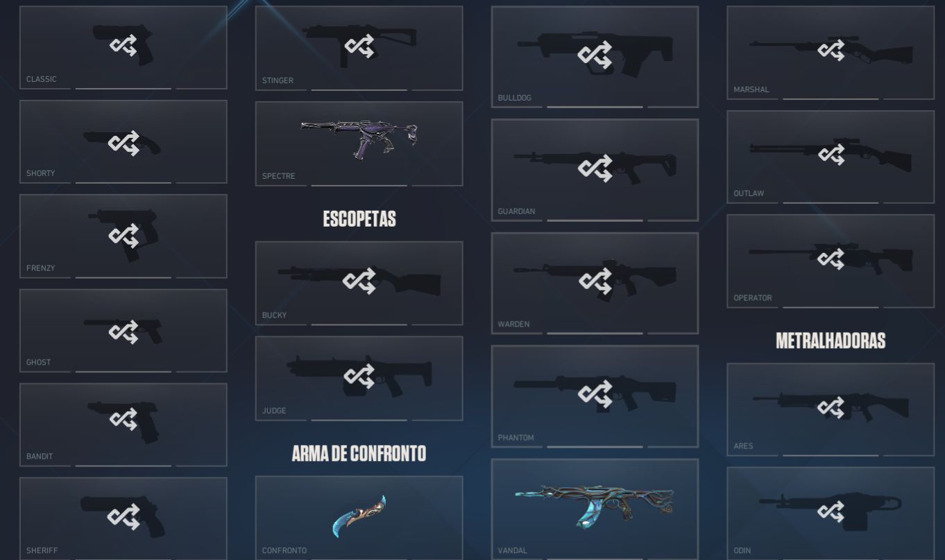 CONTA SMURF COM VANDAL GAIA E SKIN DE FACA