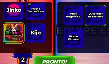 Conta de Volleyball Legends com 11 secretos + 1 ultra ronin / 3 hab secretas