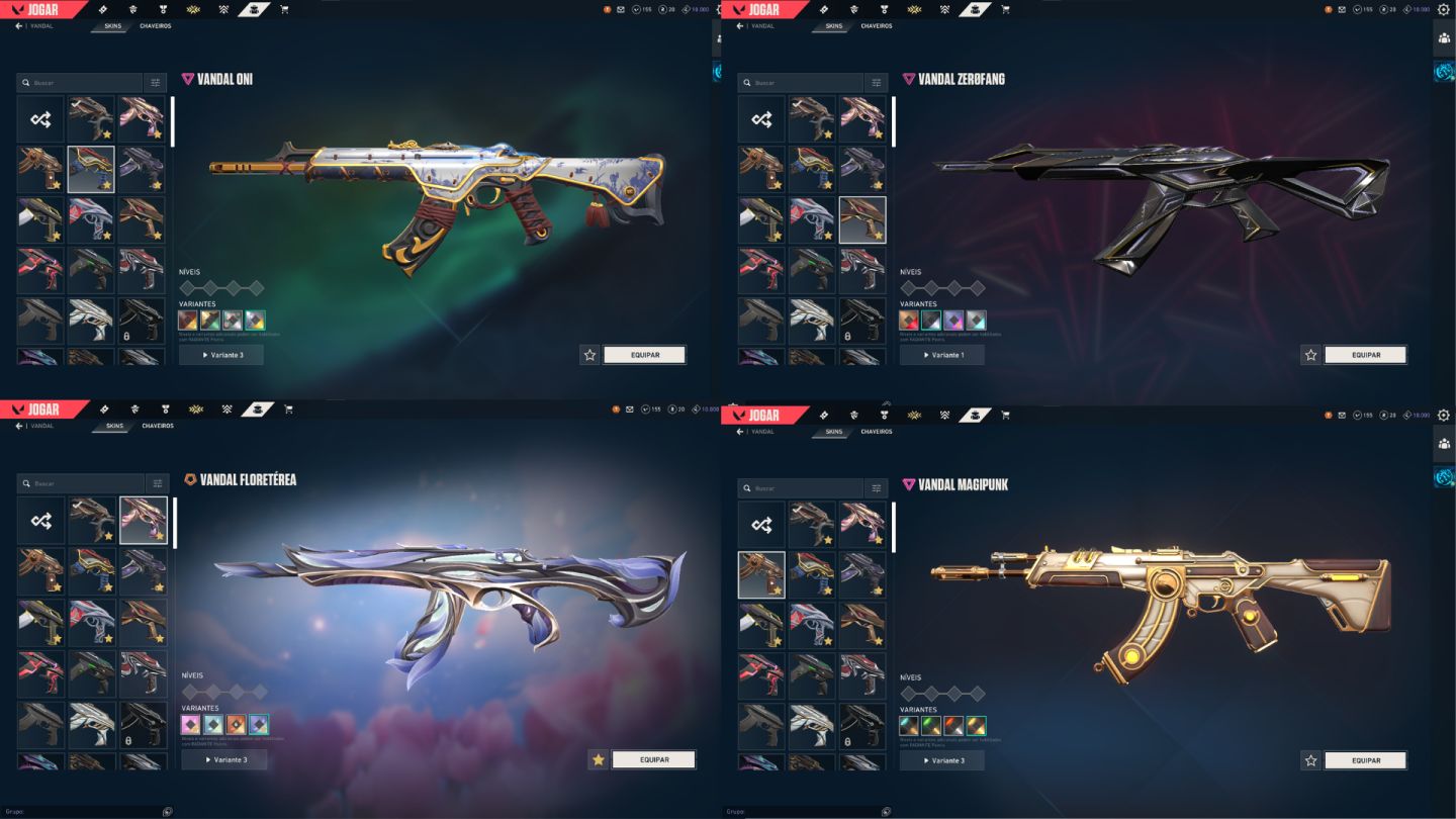 CONTA COM KARAMBIT SAQUEADORA E MUITA SKIN DE FACA E VANDAL / PREÇO NEGOCIAVEL