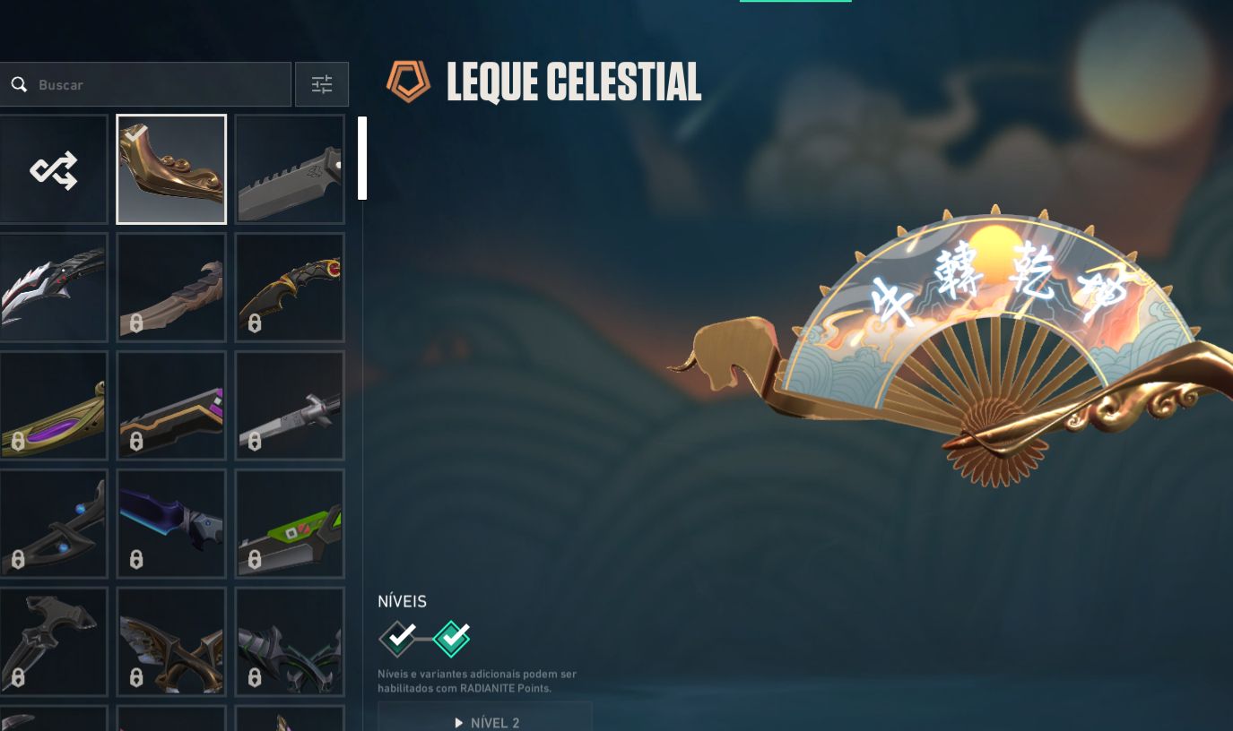 Conta cm skin vandal Asas Oníricas de Evori phantom glitchpop leque celestial