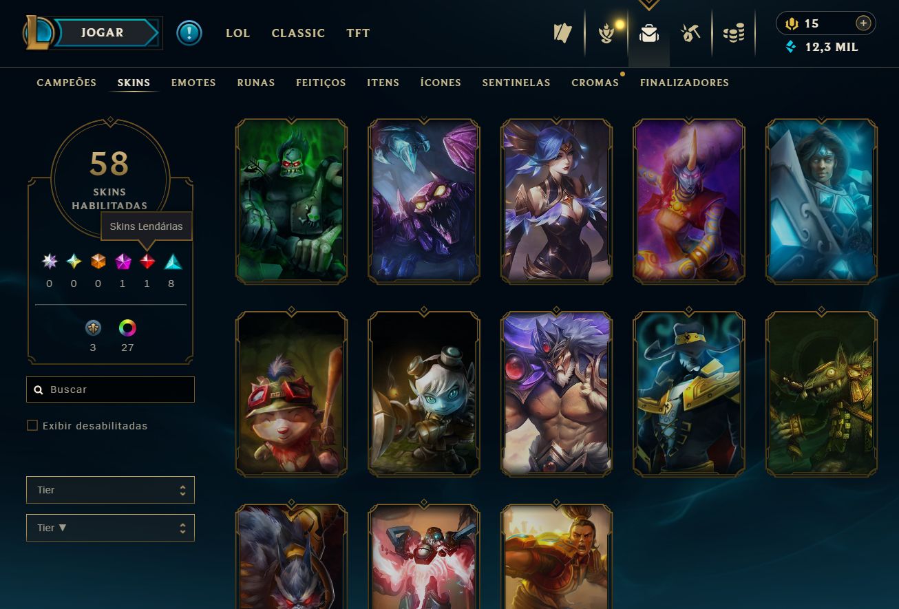 [ACESSO IMEDIATO] 70+ skins Ouro IV em MD5 MMR Buffado