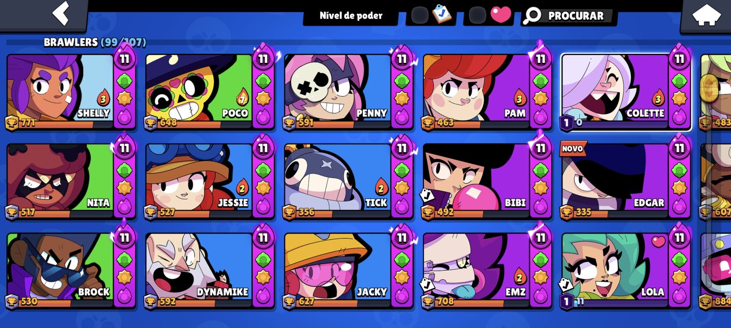 CONTA BRAWL STARS + CLASH ROYALE | BRAWL STARS 2018 | 13145 TROFÉUS