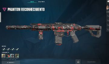 CONTA VALORANT ASCENDENTE COM SKINS - PHANTOM RECONHECIMENTO, MMR DE ASCENDENTE