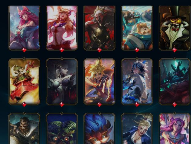 CONTA LOL MAIN KATARINA/ZED 375 SKINS | LV 617 | BR