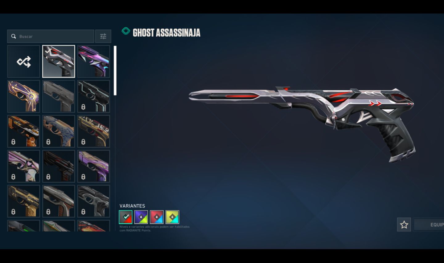 Conta FA Valorant / BASTANTE SKINS / PRATA 1