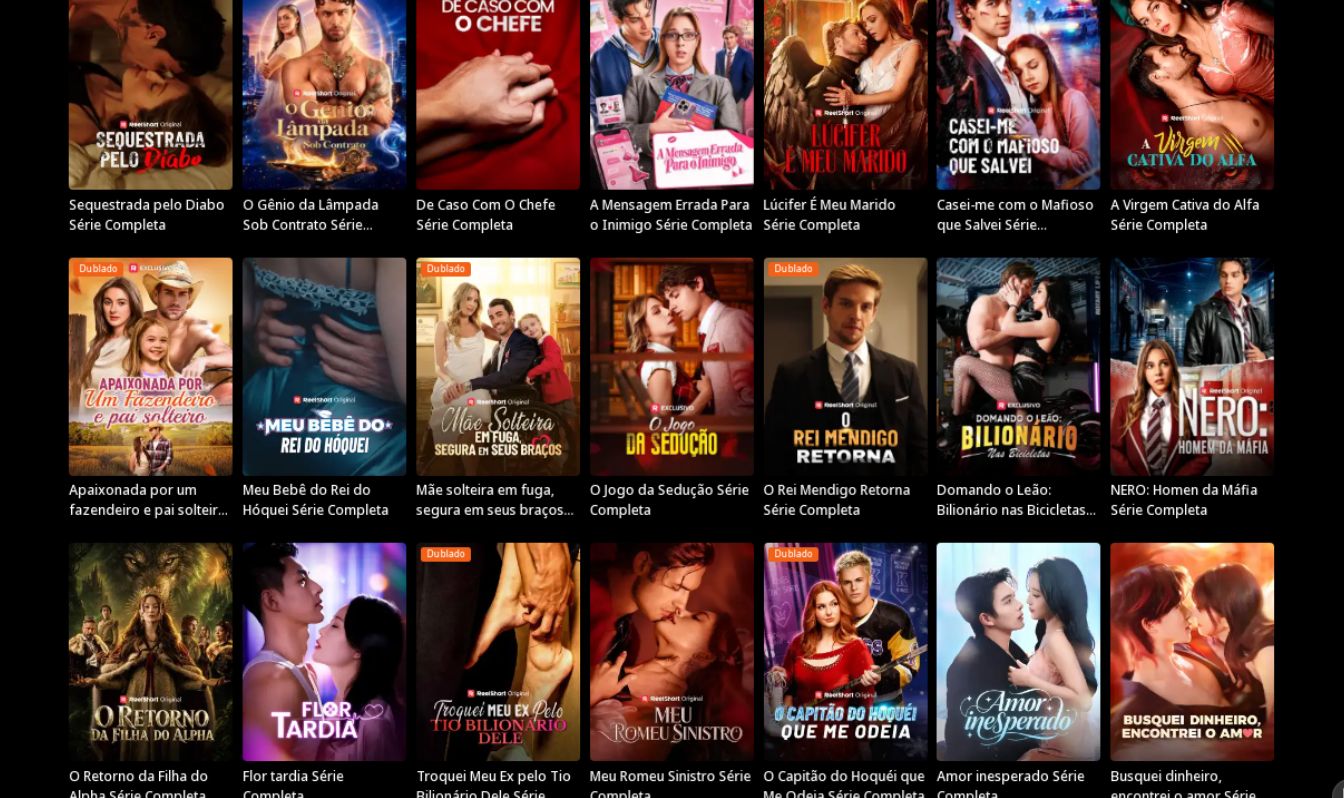 ReelShort Compartilhada |Doramas, Drama, Mini-Série| +Entrega Rápida | Streaming