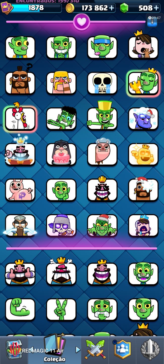 Conta Clash Royale LVL 16 14k troféus