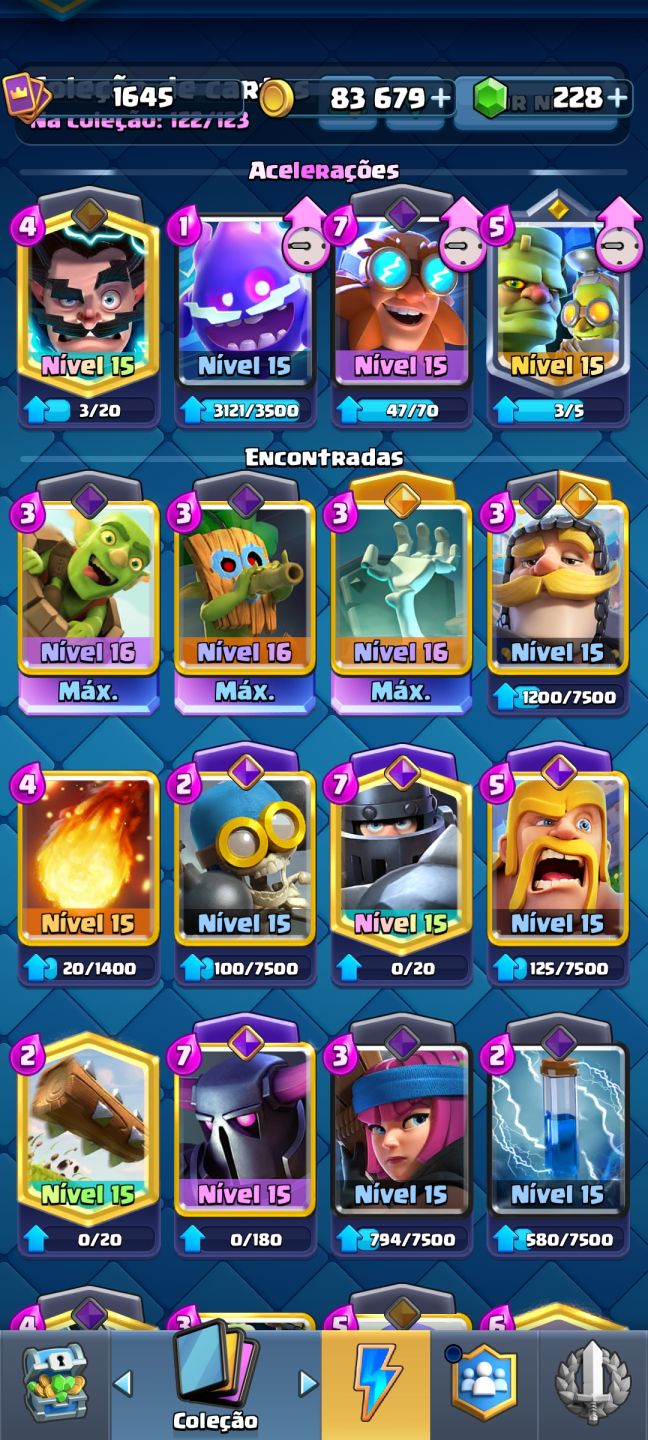 Conta Clash Royale Arena 28