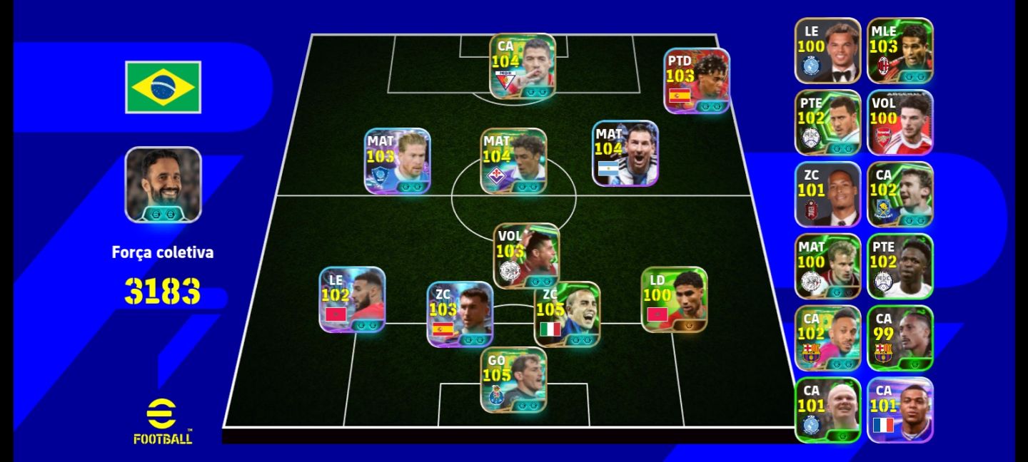 Conta efootbal com Messi the last dance