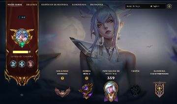CONTA LOL FA | MAIN SUPORTE | MUITAS PRESTÍGIOS | 91 SKINS