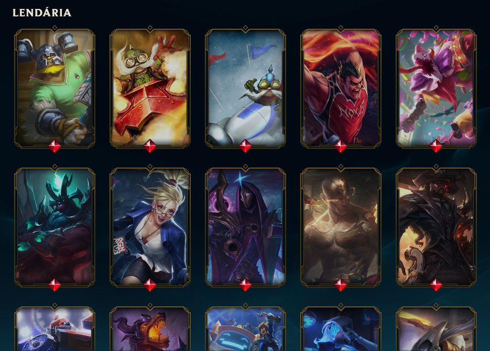 Conta League of Legends | Nível 260 | 222 Skins | Full Access