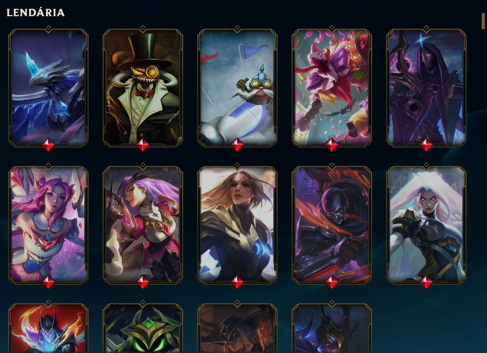 CONTA LOL RARA 2013 | DIAMANTE ALL SEASONS | 283 SKINS | +VALORANT | NEVER BAN