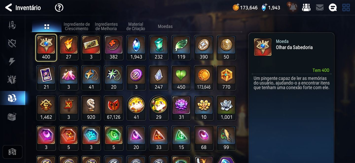 Conta Epic seven servidor Foundry varios personagens e história avançada