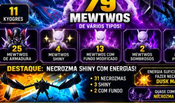 CONTA POKÉMON GO DE 2019 79 MEWTWOS + LENDÁRIOS