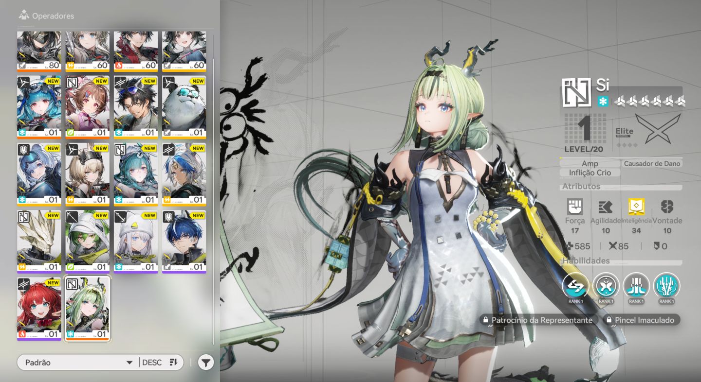 [Conta] Arknights: Endfield - Si + Arma Assinatura + 105.000 Ourubis