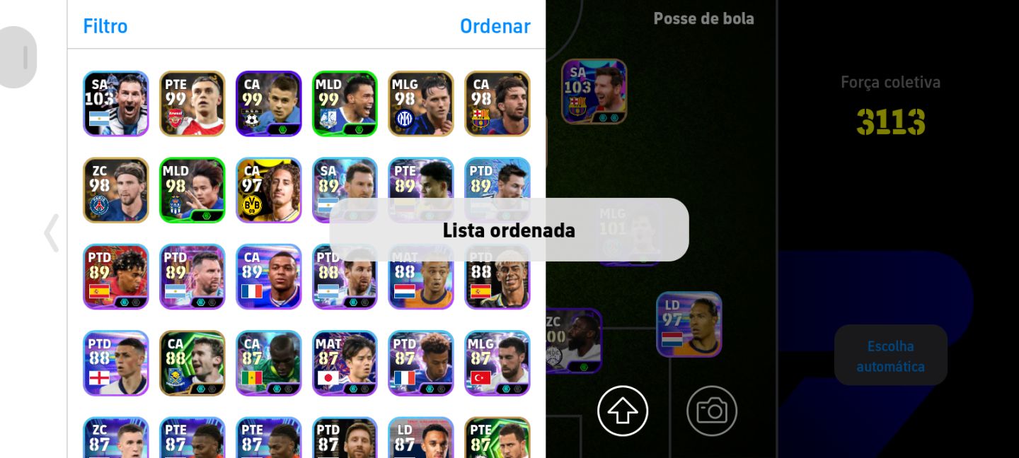 Ótima conta para iniciar bem no eFootball!