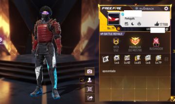 CONTA FREE FIRE NÍVEL 79 EXTREMAMENTE RARA E COMPLETA