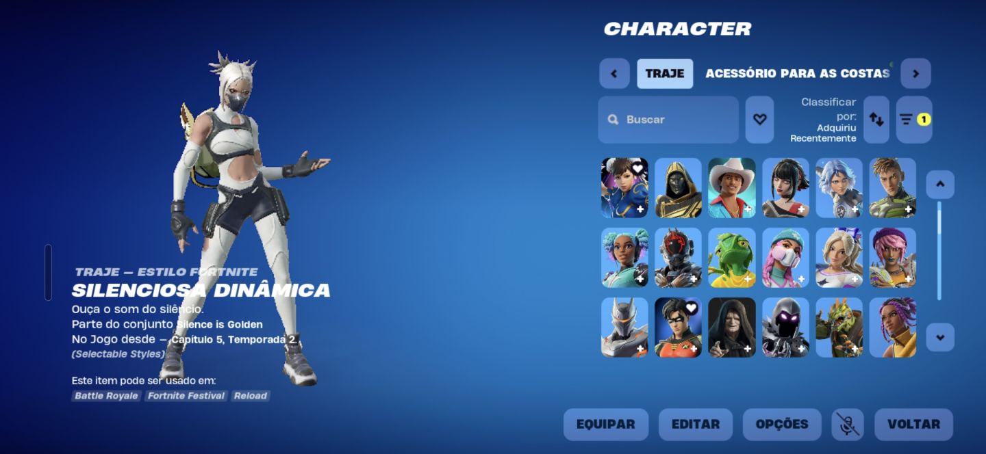 Conta Fortnite (full acesso)