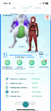 Pokémon GO Account Level 45, 212 Shiny, 34 Perfect, 194 Legendary, 41 Mystic