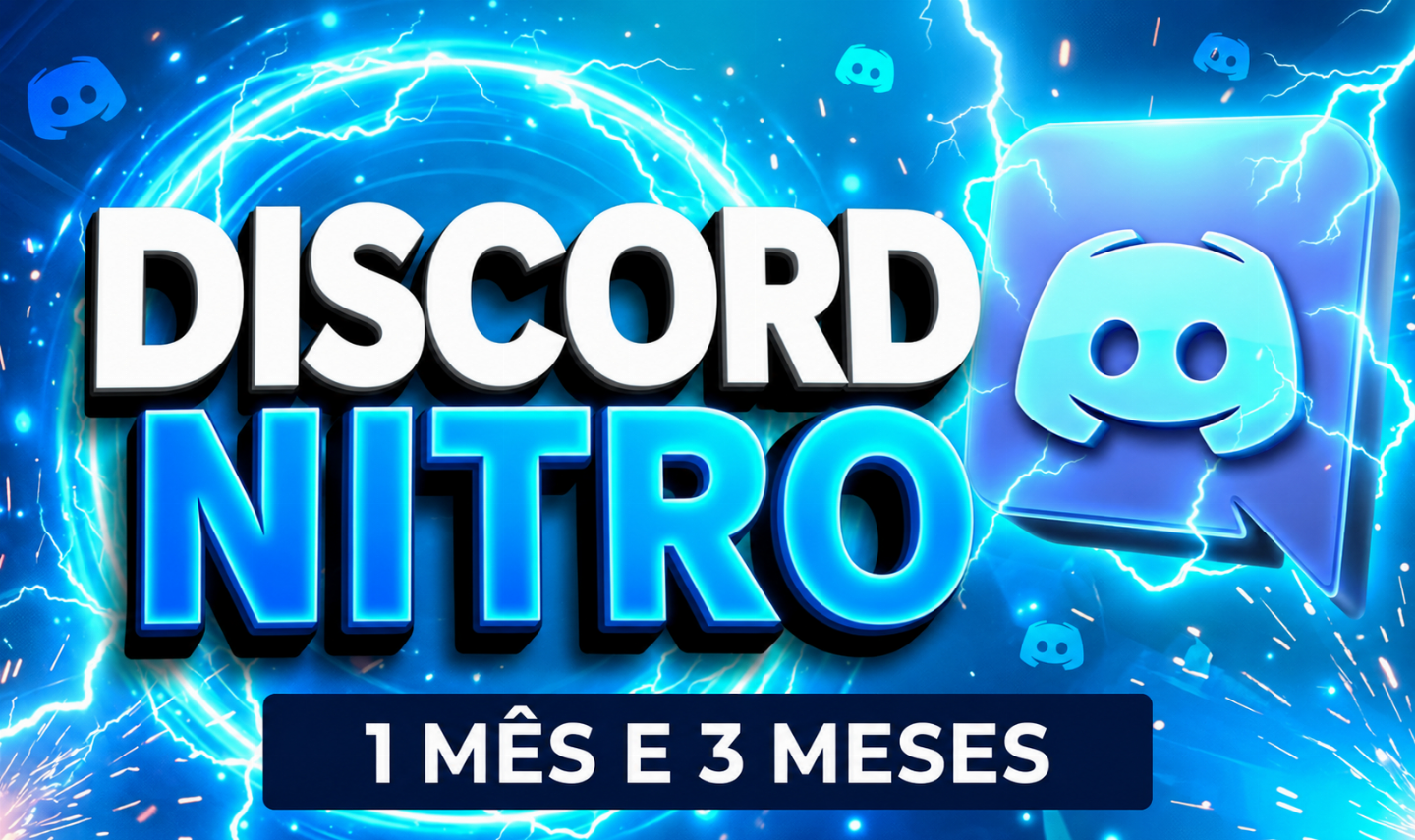 DISCORD NITRO GAMING MENSAL/TRIMESTRAL