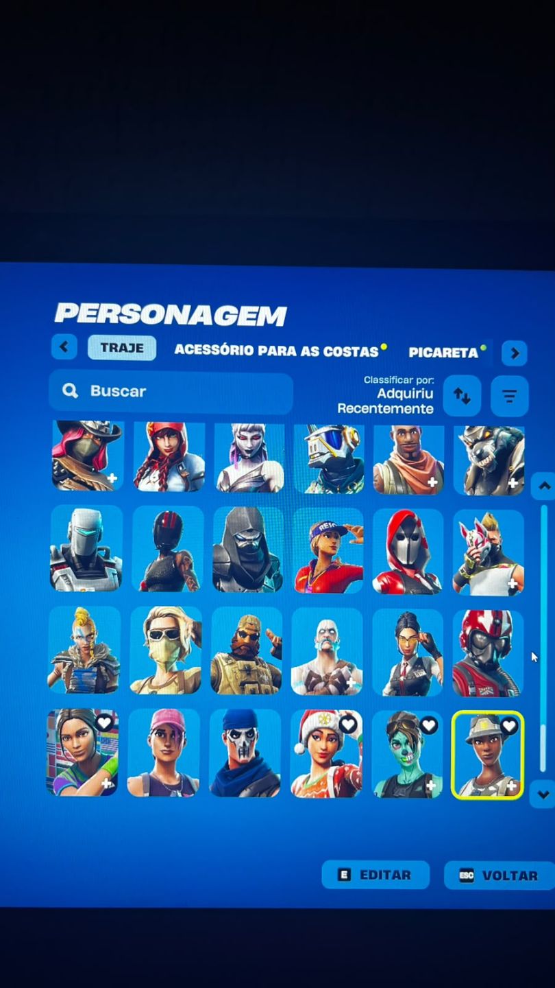 CONTA FORTNITE TRYHARD COM 126 INCLUINDO SALVE O MUNDO E ITENS DE LOJA