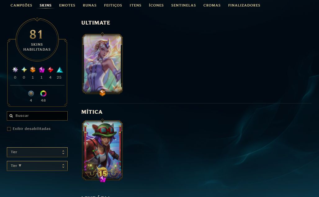 Conta league of legends ESMERALDA IV | VÁRIAS SKINS | LUX ELEMENTALISTA