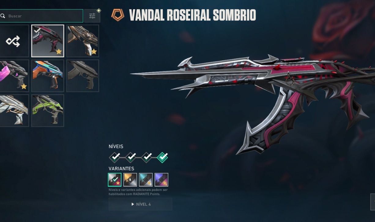 Conta com skin de lol e valorant