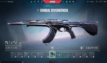 Conta Valorant 6 Vandals, 1 Sherrif, 3 Facas