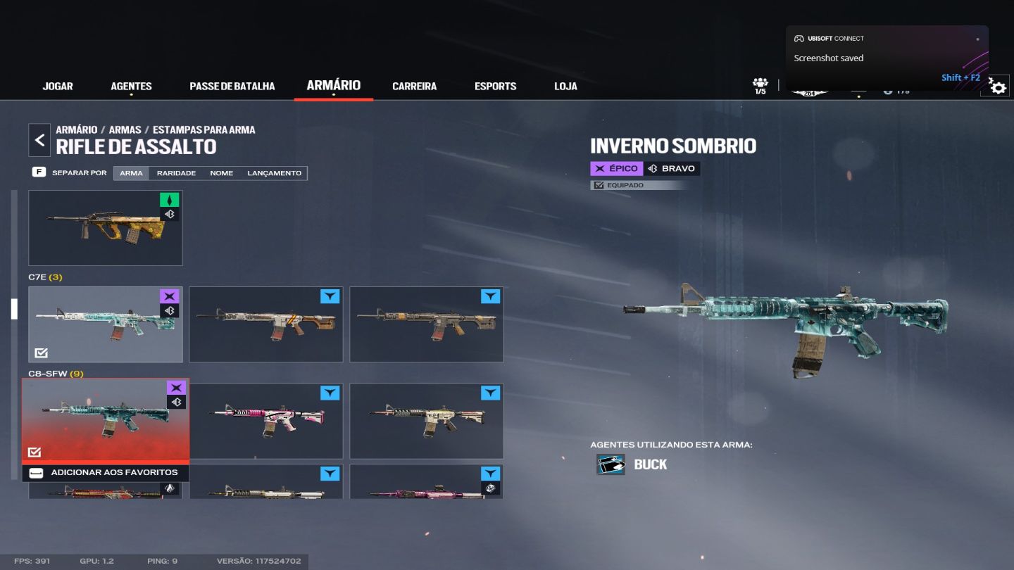 CONTA RAIMBOW SIX COM MUITA COISA LVL264