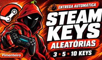 3, 5 OU 10 STEAM KEYS ALEATÓRIAS | ENTREGA AUTOMÁTICA
