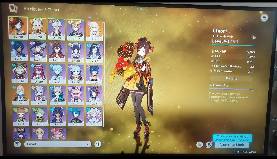 CONTAS GENSHIN(não uso mais)