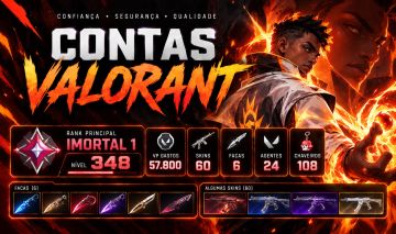 CONTA VALORANT IMORTAL 1 INVENTÁRIO INSANO!