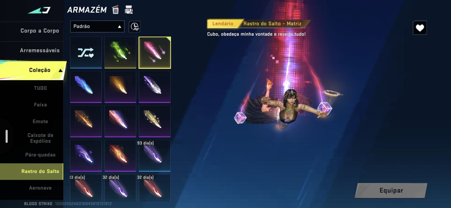 [Conta de Blood Strike] Com várias skins Eternas e Ultras