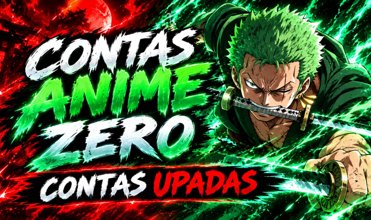 ANIME ZERO | CONTAS LEVEL + ITENS | EVOLUÇÕES