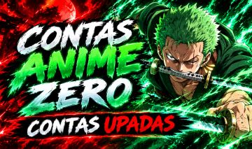 ANIME ZERO | CONTAS LEVEL + ITENS | EVOLUÇÕES