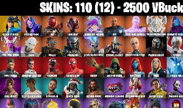 CONTA FORTNITE com Cloud Striker | MASKED FADE | ON | Lowlight e 110 SKINS