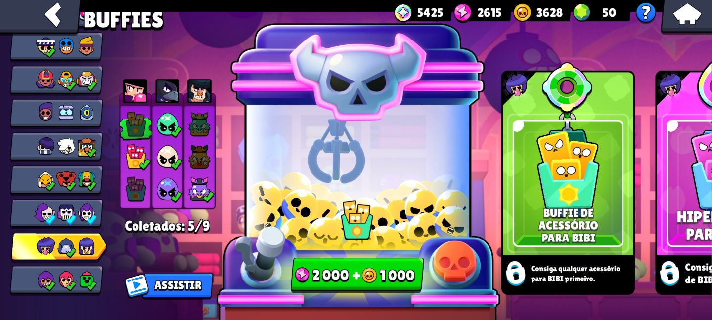 Conta Brawl Stars com 64k de troféus + todos os brawlers e MUITAS skins