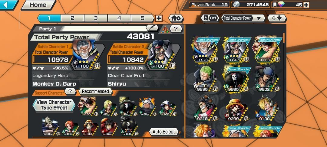 Conta de one piece bouty rush com 3 EX