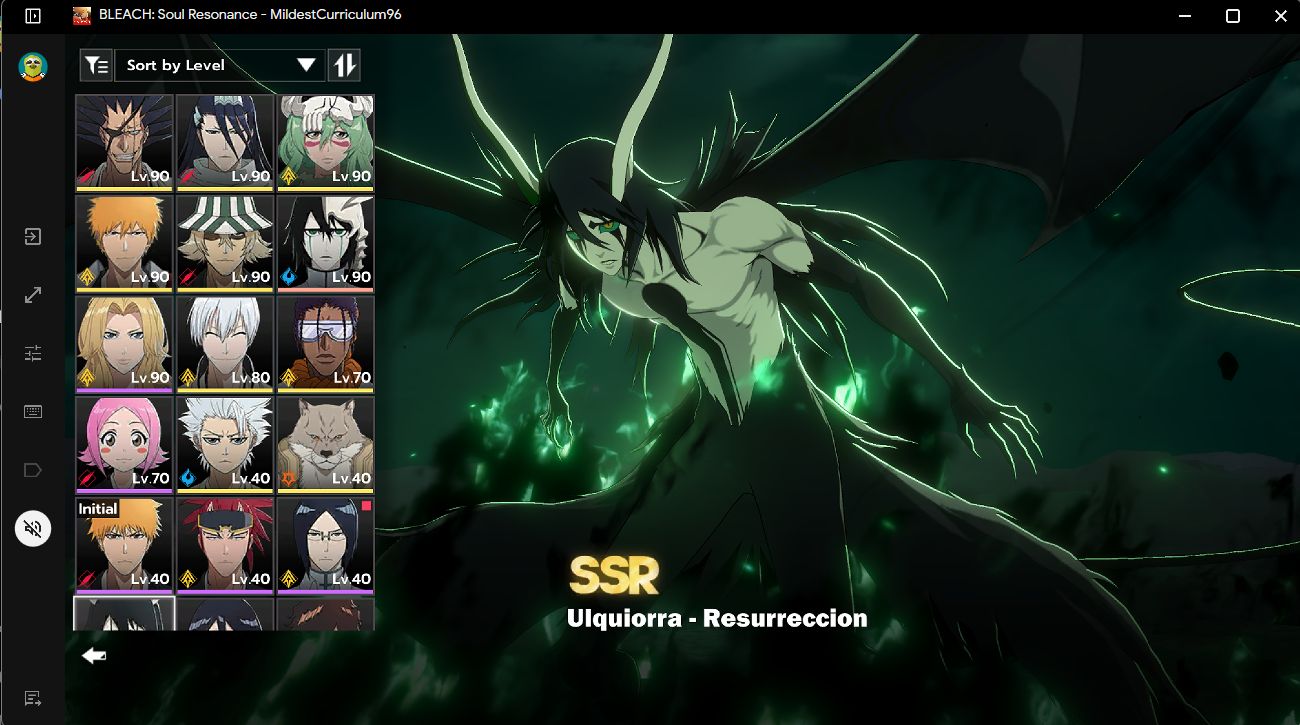 CONTA STARTER TOP | DUAL ZANGETSU + ULQUIORRA RESURRECCIÓN | 1.5K JADE + 6 TICKE