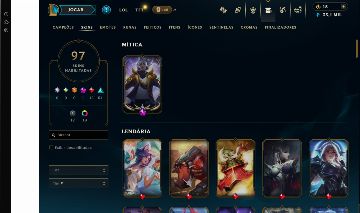 CONTA RIOT COM LOL (+100 SKINS) E VALORANT ASCENDENTE (5 SKINS + 4 PASSES)