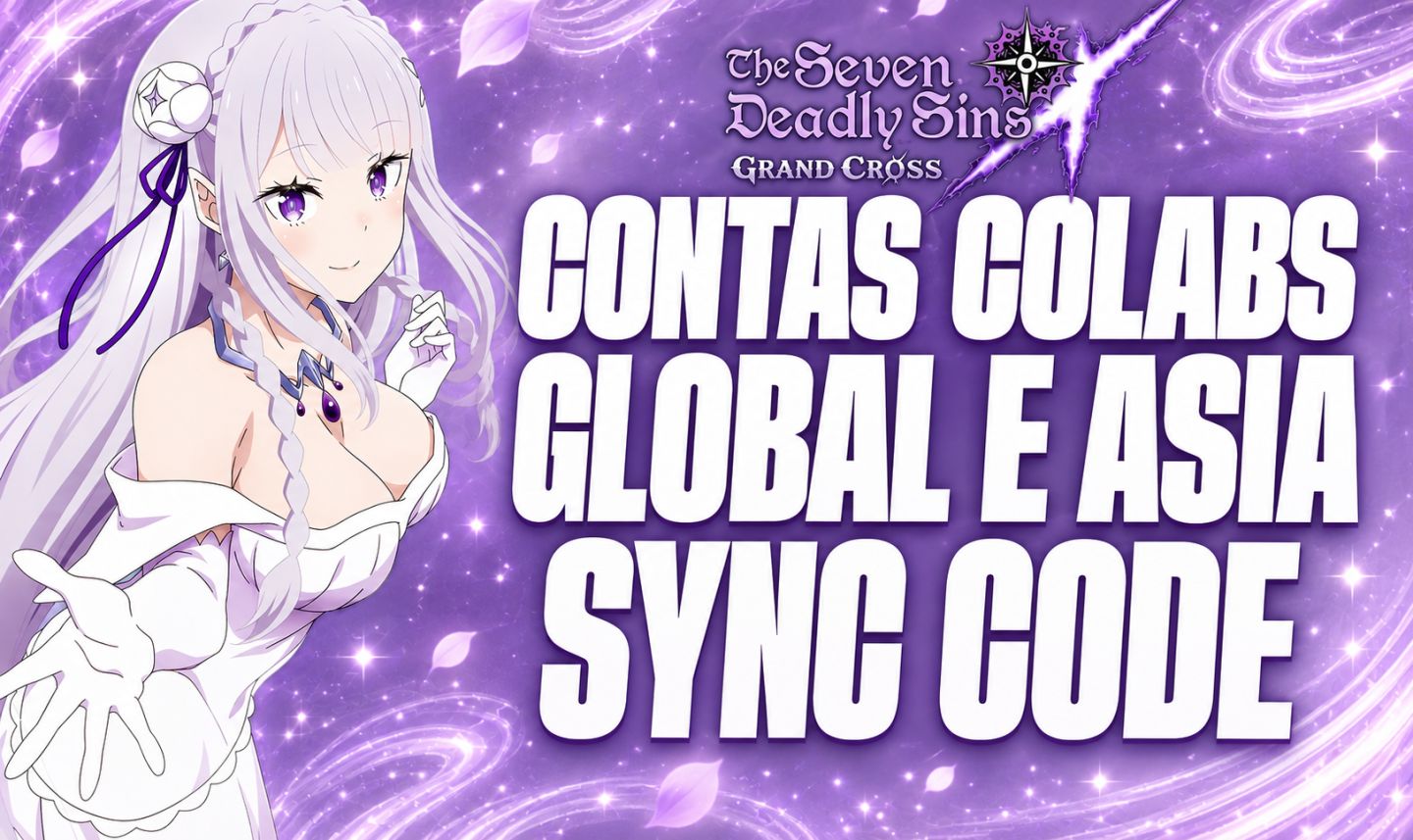 Grand Cross The Seven Deadly Sins Collab Contas 7DS DIAMANTE