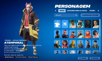 Conta fortnite season 4-5, Drift/The Visitor/Valor/Carbide + v-bucks